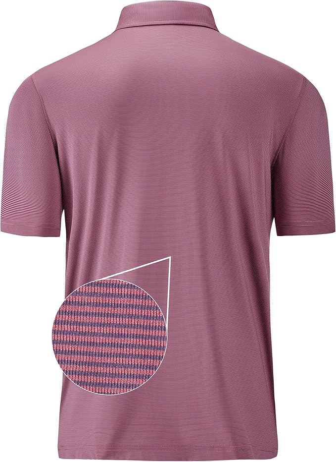 Mens Polo Shirts Short Casual Solid Stylish Dry Fit Performance Designed Collared Golf Polo Shirts for Men
