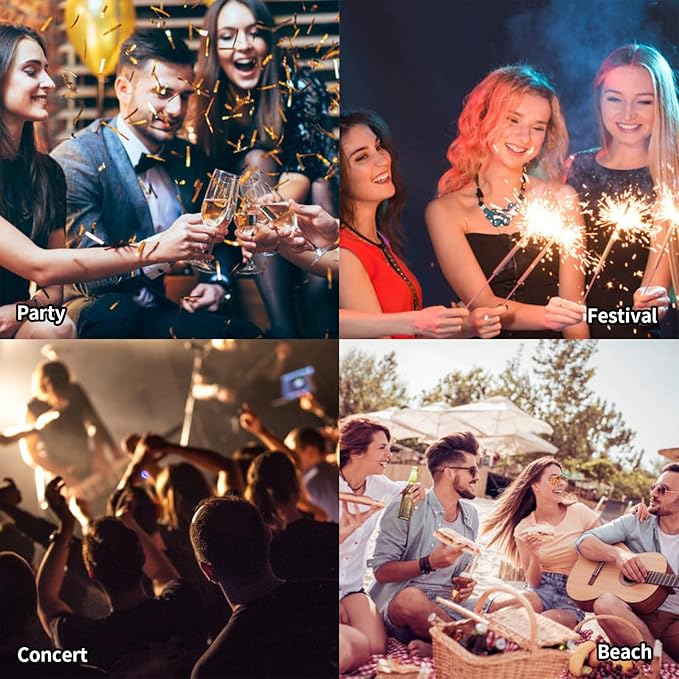 Pink Hair Glitter Stick, Chunky Sequins Body Face Glitter Singer Concert Outfits for Women,Body Paint for Kids,Waterproof Shimmer Rave Music Festival Accessories for Parties & Events