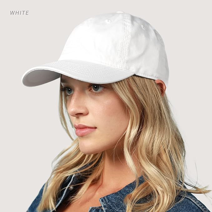 CHOK.LIDS Everyday Premium Dad Hat Unisex Cotton Baseball Cap for Men and Women Adjustable Lightweight Polo Style Curved Brim