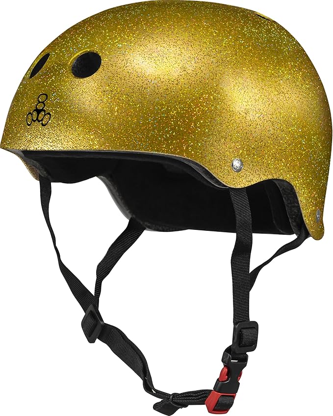 Triple Eight Certified Sweatsaver Helmet for Skateboarding, BMX, Roller Derby, Roller Skating, Inline Skating, Scooter and Bike