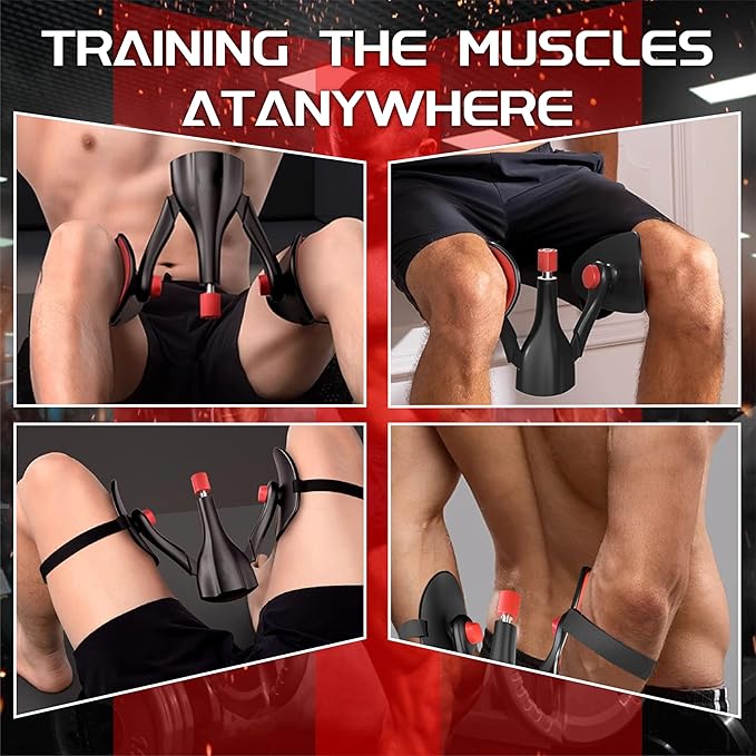 Thigh Master Exerciser Hip Trainer, Fitness Equipment for Leg and Thigh Workout Fitness, Pelvic Floor Muscle Strengthening Device for Women & Men