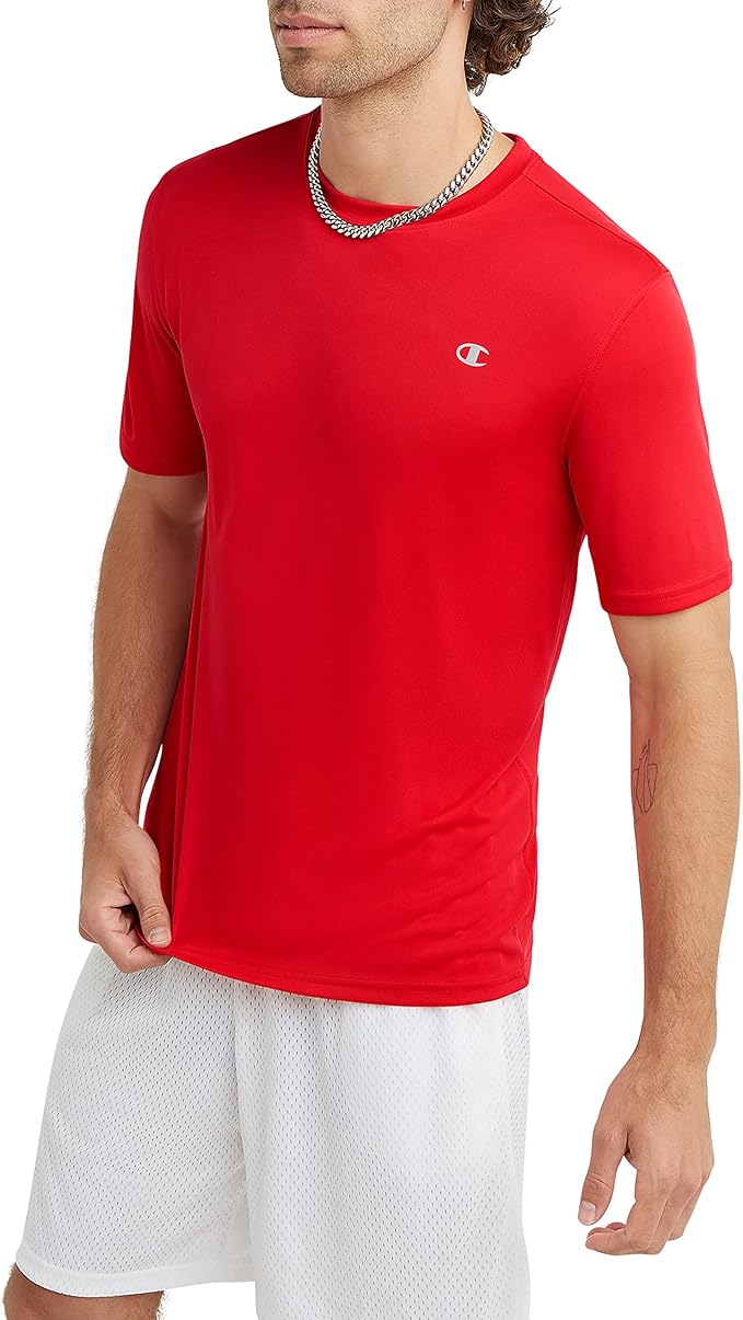 Champion Men's T-shirt, Sport Tee, Moisture Wicking, Anti Odor, Athletic T-shirt for Men (Reg. Or Big & Tall)