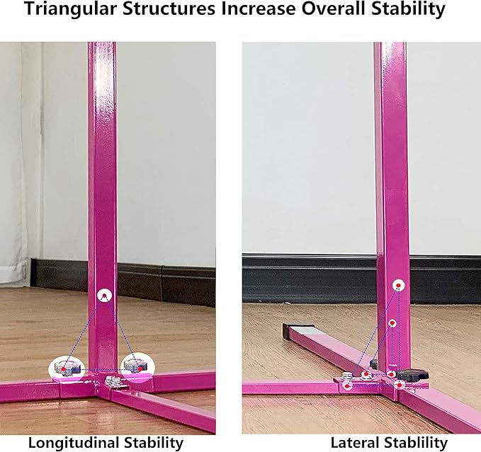 4FT/5FT Gymnastic Bar Set Gymnastics Horizontal Bar Gymnastics Kip Bar for Kids Home Use