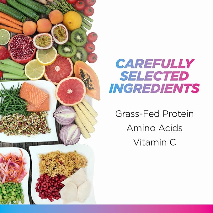 Livingood Daily Chocolate Collagen Powder for Women & Men, Hydrolyzed Collagen Peptides Powder with Vitamin C, Protein with 20 Amino Acids, Type I & III, Grass Fed, Keto, Paleo, Gluten Free, 30 Srvgs