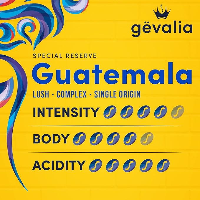 Gevalia Special Reserve Guatemala Single Origin Medium Roast Coarse Ground Coffee (10 oz Bag) (Pack of 4)