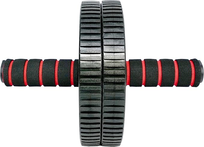 Sunny Health & Fitness Waist Trainer Ab Roller with Elbow Support, Training Wheels, Foldable for Home Gym, Abdominal Exercises, Core Strength, Glute Trainer, Crunch Workouts with Optional Dip Station