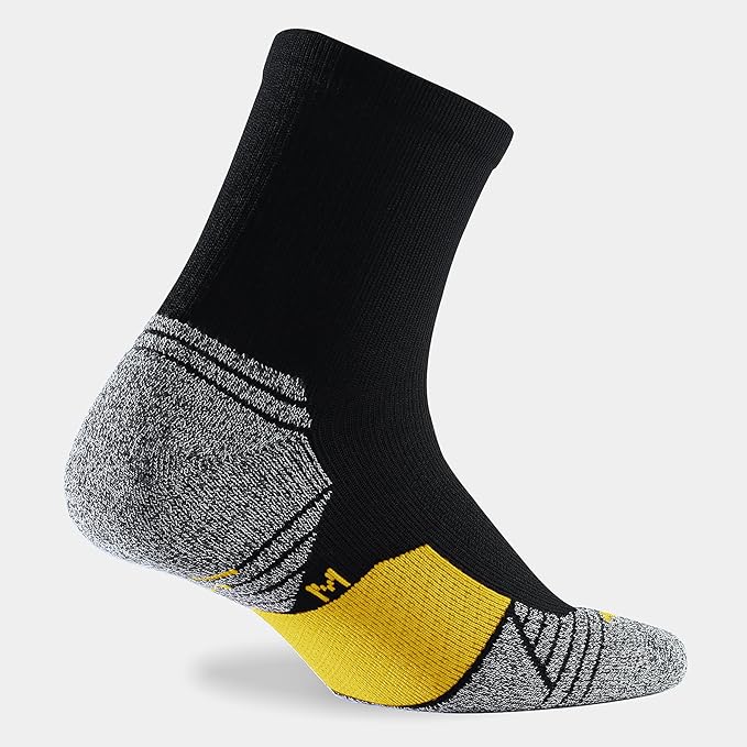 WANDER Men's Athletic Ankle Socks 6-7 Pairs Sports Moisture-wicking Running Basketball Cycling Socks 6-9/10-12/12-14
