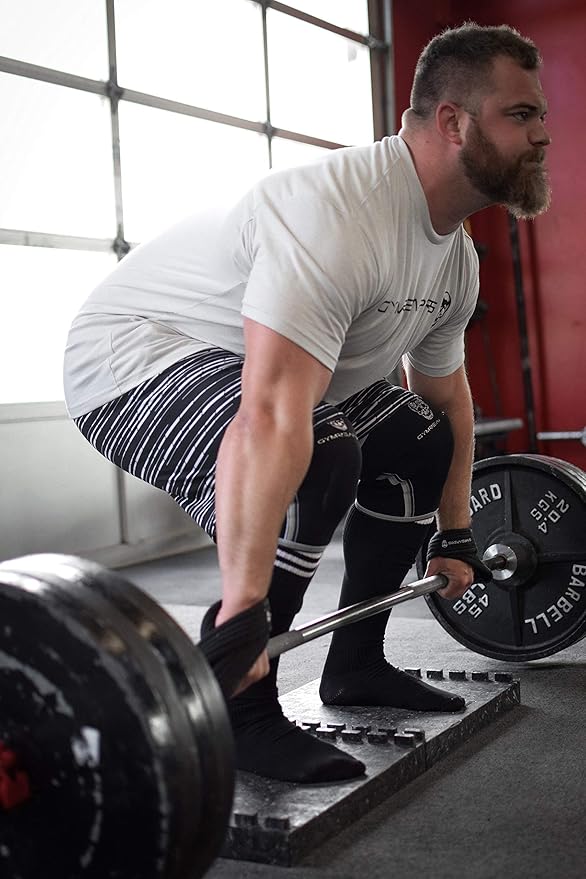 Gymreapers Figure 8 Lifting Straps For Deadlift, Powerlifting, Strongman, & Cross Training Strong Weightlifting Wrist Straps For Men, Women