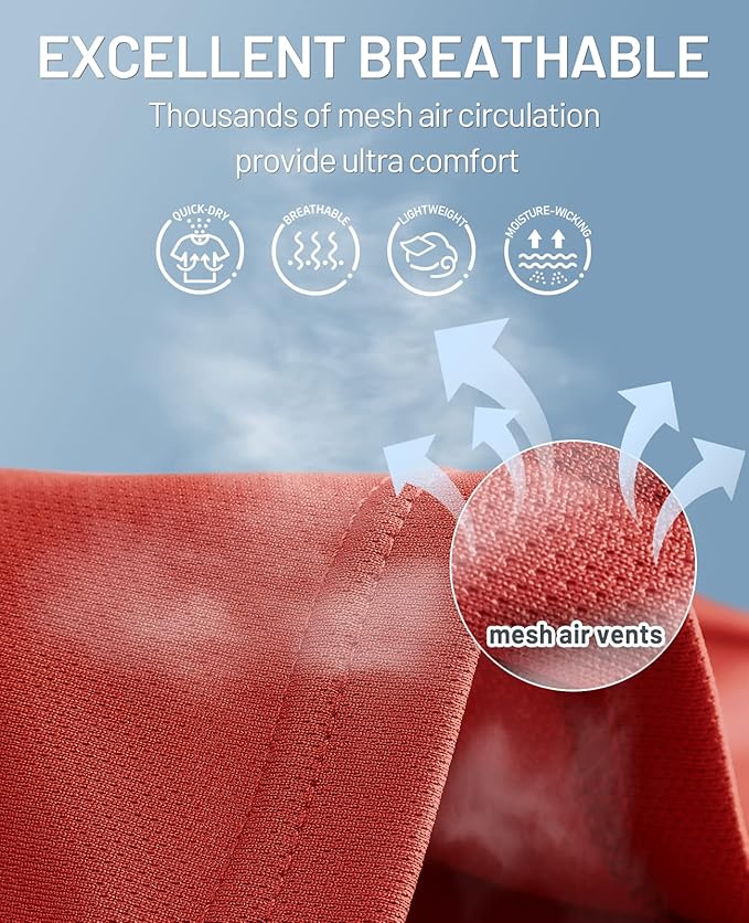 MIER Men's Quick Dry Workout Shirts Moisture Wicking Running Athletic Performance T-Shirts Recycled Polyester Top Tee