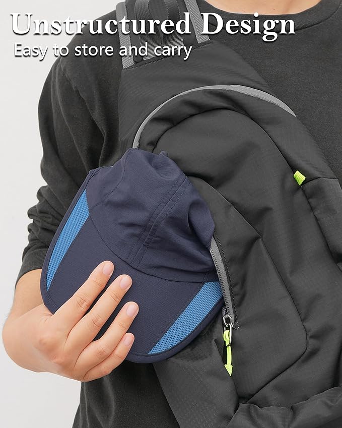 GADIEMKENSD Quick Dry Run Hat Cooling Breathable Mesh