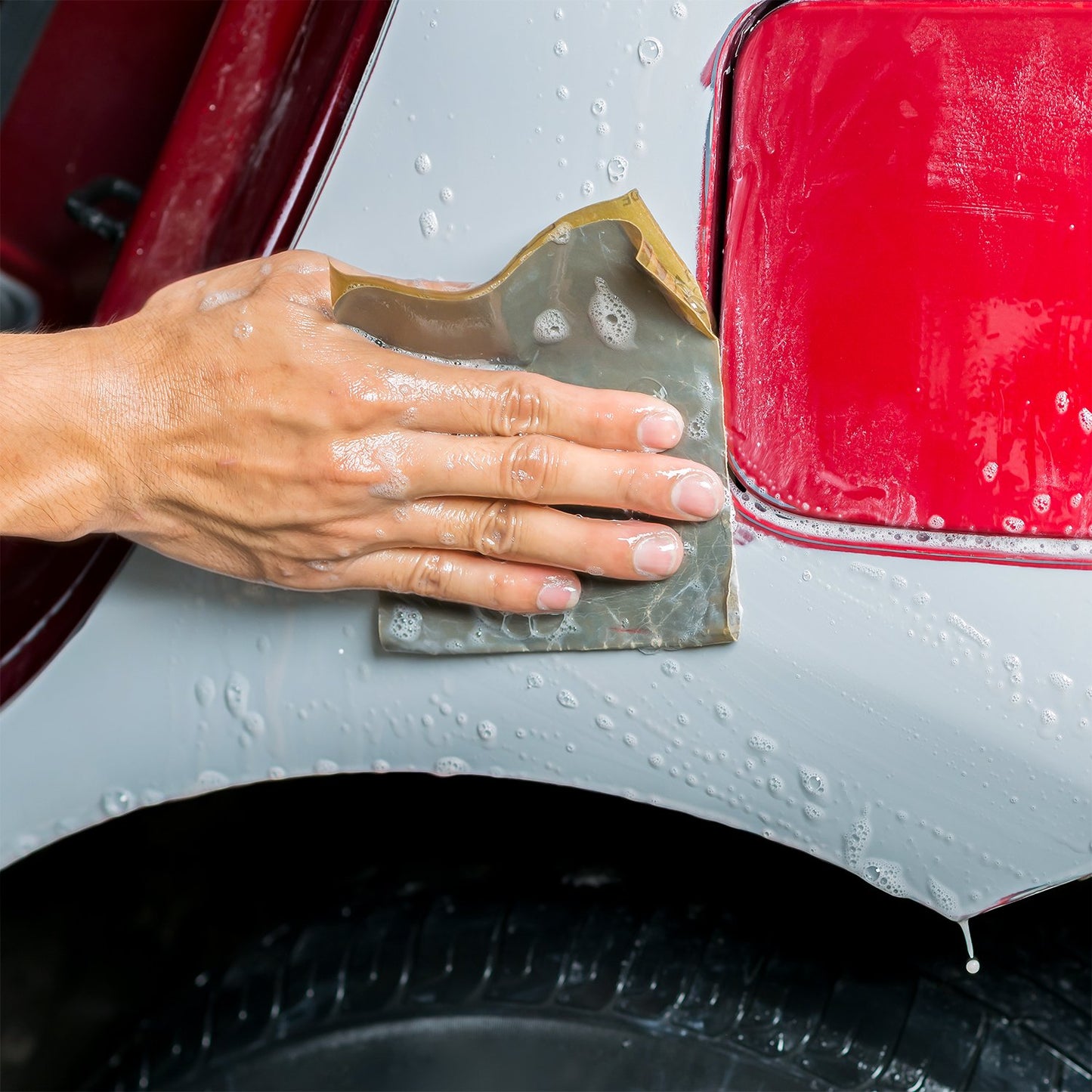 Dura-Gold Premium 150 Grit Wet or Dry Sandpaper Sheets, 5-1/2" x 9", Box of 25 - Coarse-Cut Sanding, Detailing, Polishing Automotive, Woodworking Wood Furniture, Metal Finishing Hand Sand Block Sander