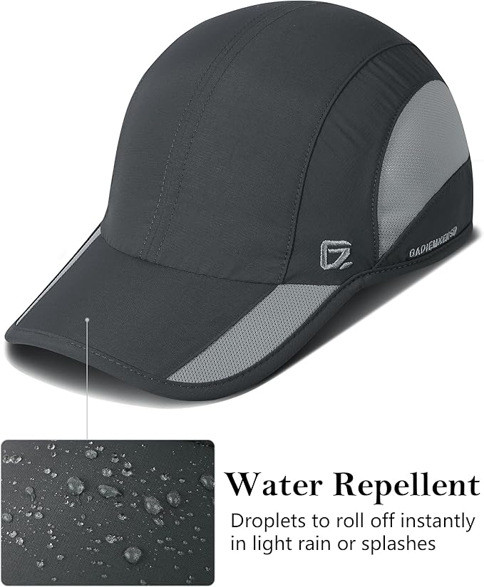 GADIEMKENSD Quick Dry Run Hat Cooling Breathable Mesh