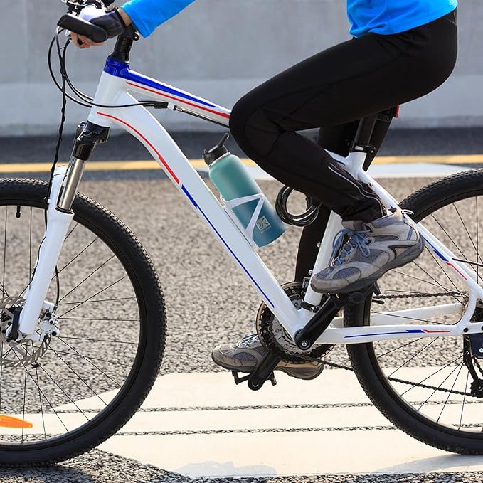 Insulated Water Bottle | Thickened Stainless Steel Vacuum Metal | Portable Sports Water Jug for Gym and Hiking with Straw, Carrier Bag, Handle Strap | BPA-Free 40 oz