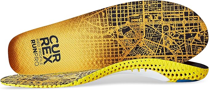 CURREX RunPro Insoles for Running Shoes – Arch Support Inserts to Help Reduce Fatigue, Prevent Injuries & Boost Performance – for Men & Women – Medium Arch, XS