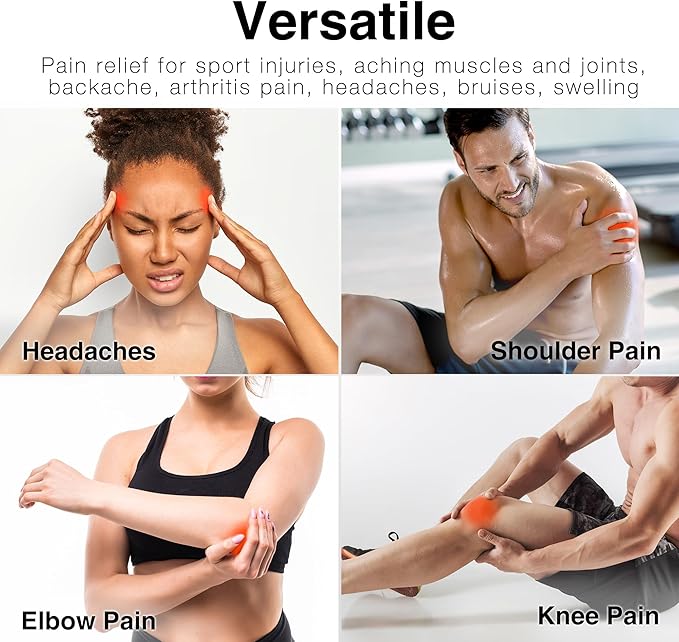 LotFancy Ice Pack for Injuries, Pack of 2, FSA HSA Eligible, Reusable Hot Cold Pack for Therapy, Cooling or Heating Pad for First Aid, Back Shoulder Neck Head Feet Pain Relief, 11 x 5 Inches