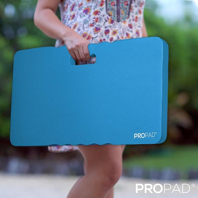 Thick Kneeling Pad, Garden Kneeler for Gardening, Bath Kneeler for Baby Bath, Kneeling Mat for Exercise & Yoga, Knee Pad for Work, Floor Foam Pad, 2X Large (XXL) 24 x 14 x 1.5 Inches, Blue