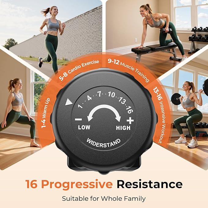 YOSUDA Recumbent Exercise Bike for Home，Magnetic Staionary Bike for Seniors/Adults with Adjustable Seat, 350LB Capacity, 16-level Resistance, LCD Monitor & Pulse Sensors