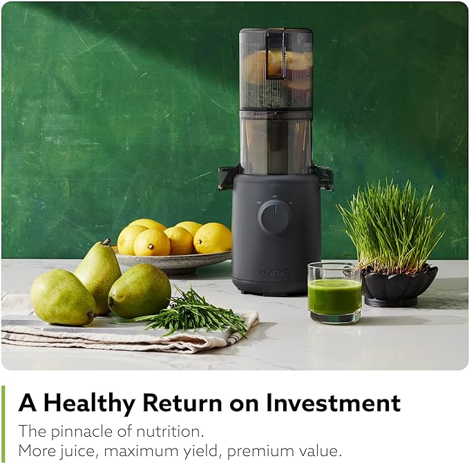 Hurom H310 Easy Clean Slow Juicer, Lavender | Compact | Quiet Motor | Hopper Fits Whole Produce | Scrub Free | Easy Assembly | Cold Press Masticating Juicer