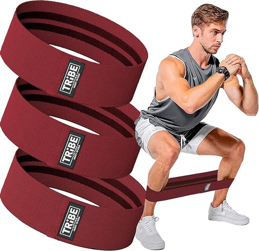 Fabric Resistance Bands for Legs - Workout Bands Resistance Bands for Men and Women - Booty Bands for Working Out - Exercise Bands Resistance Bands Set - Elastic Bands for Exercise