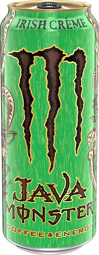 Java Monster Irish Creme, Coffee + Energy Drink, 15 Ounce (Pack of 12)