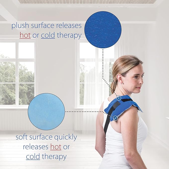 Core Products Dual Comfort CorPak - Reusable hot/Cold Pack for Knee, Back, Shoulder, or Ankle Pain; Use hot or Cold; Made in USA - 6" x 10"