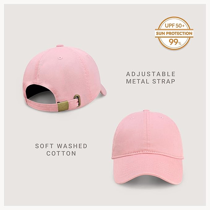 CHOK.LIDS Everyday Premium Dad Hat Unisex Cotton Baseball Cap for Men and Women Adjustable Lightweight Polo Style Curved Brim