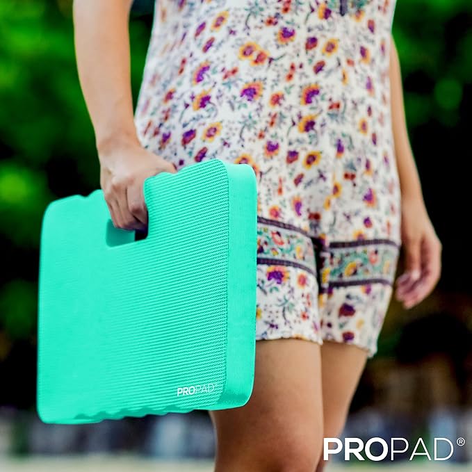 Thick Kneeling Pad, Garden Kneeler for Gardening, Bath Kneeler for Baby Bath, Kneeling Mat for Exercise & Yoga, Knee Pad for Work, Floor Foam Pad, Extra Large (XL) 18 x 11 x 1.5 Inches, Turquoise