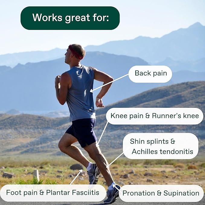 Fulton Men's Shock Absorbing Insoles with High Impact Arch Support - Custom Molding Cork Inserts Alleviate Plantar Fasciitis & Foot Fatigue- Athletic Running Insoles for Men (Men's Size 9.5-10)