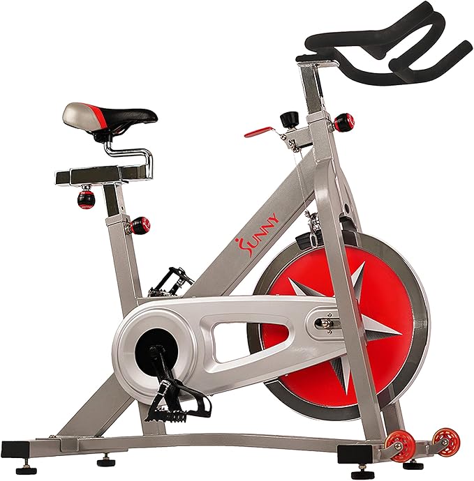 Sunny Health & Fitness ACTIVE Series Smart Exercise Bike with SunnyFit App Connection
