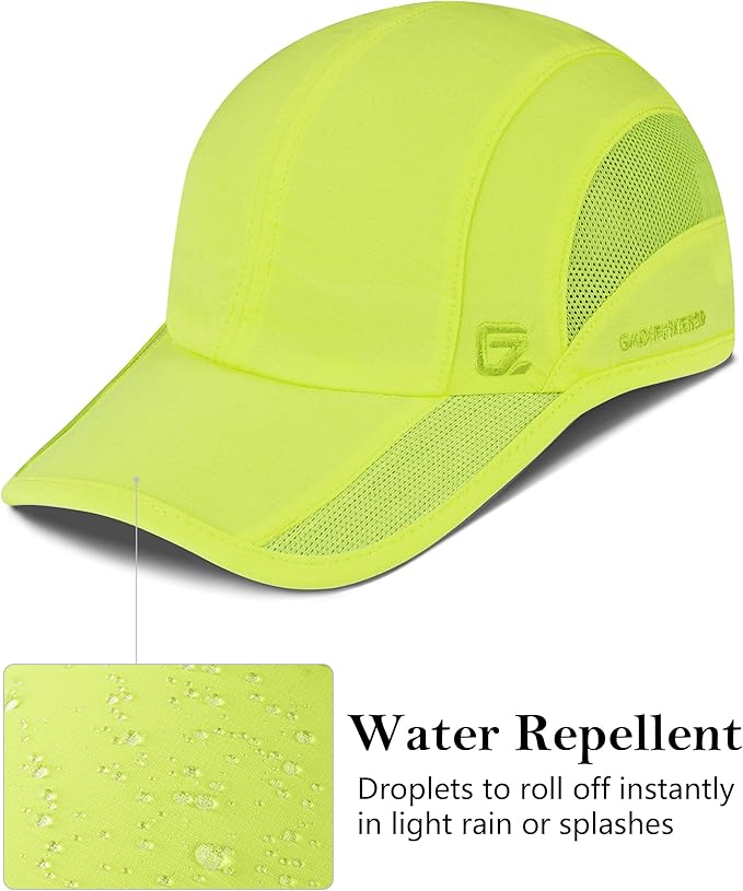 GADIEMKENSD Quick Dry Run Hat Cooling Breathable Mesh