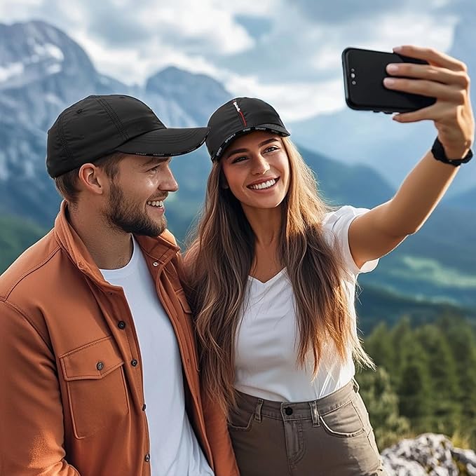 CLAPE Outdoor Sun Visor Hats Lightweight Waterproof Breathable Sports Hat UPF50+ Ultra Thin Cooling Baseball Hats