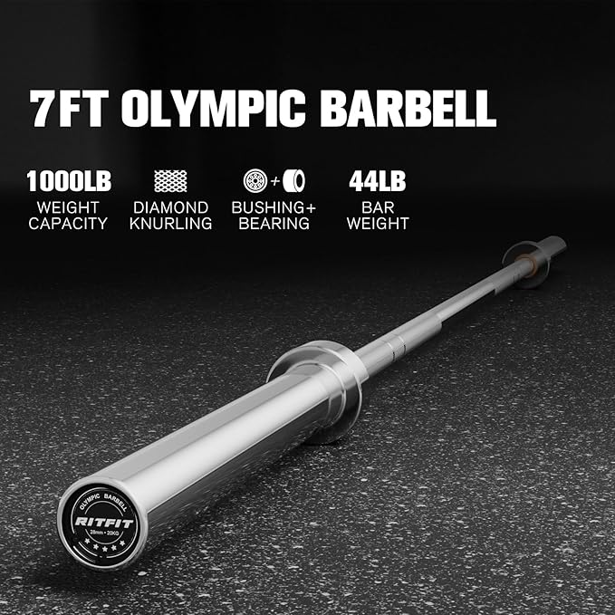 RitFit Multi-Functional Folding Squat Rack for Home Gym, 2.36'' x 2.36'' Wall Mounted Squat Rack with Attachments - Space Saving Squat Power Rack