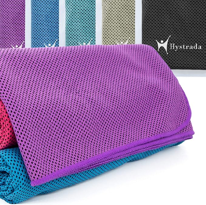 4 Packs Cooling Towel (40 x 12), Ice Towel, Microfiber, Soft Breathable Chilly Towel Stay Cool for Yoga, Workout, Sport, Gym, Camping, Fitness, Running, Workout & More Activities - Multicolor