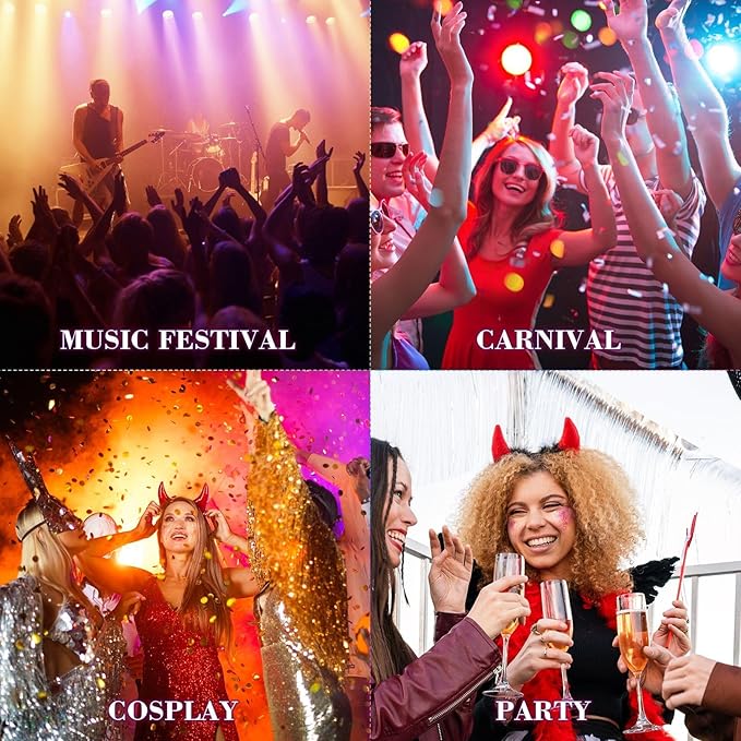 Body Face Glitter Makeup for Kids Women, Sparkly Chunky Hair Glitter, Mermaid Birthday Decorations Rave Outfits for Women (Gold Body Glitter)