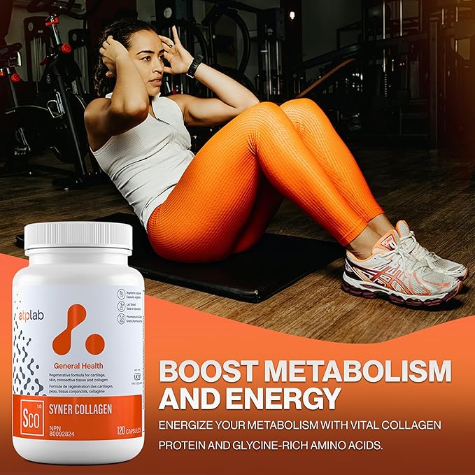 ATP LAB | Syner Collagen 120 caps | Formerly Collagenik. Collagen Regeneration Formula 79% More Effective Than glucosamine