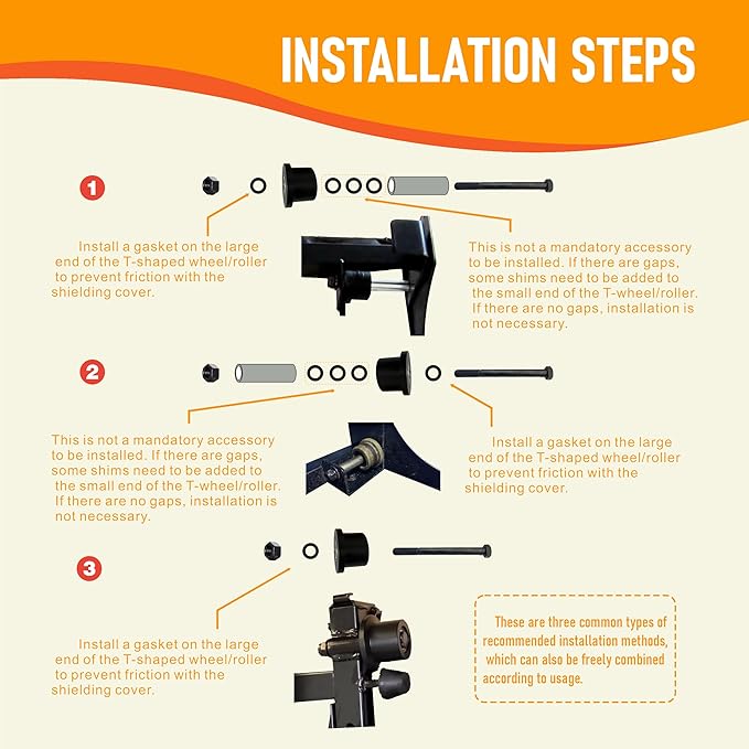 Upgraded Machined Wheels/Rollers Compatible with Total Gym,Replacement Parts for 1000,1100,1400,1500,1600,1700,1800,1900,Achiever,Force,Gold,Max,Platinum,Plus,Pro,Supra,Supreme,Ultima,Ultra,XLI,4Pcs