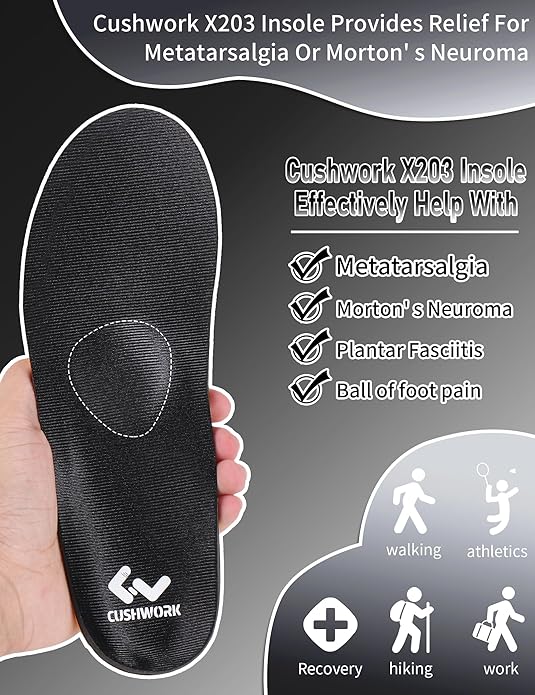 Metatarsalgia Insoles for Ball of Foot Pain,Morton's Neuroma,Arch Supports Insoles,Orthotic Insoles,Men Women Shoe Insert for Metatarsal,Foot Pain Relief