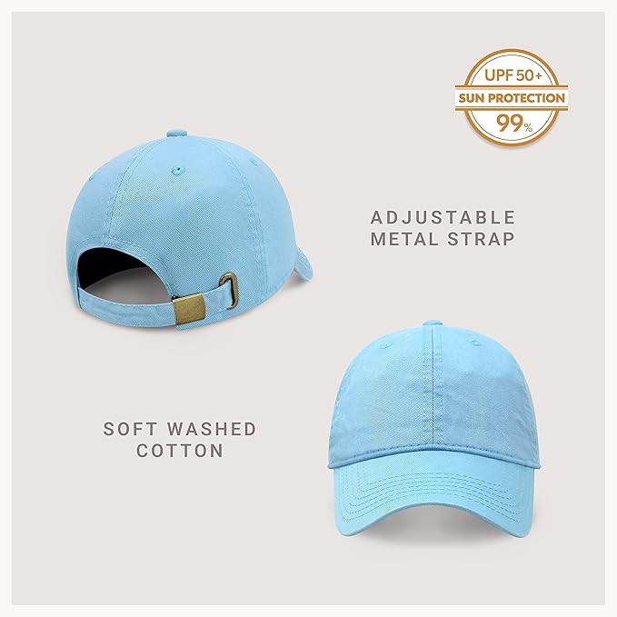CHOK.LIDS Everyday Premium Dad Hat Unisex Cotton Baseball Cap for Men and Women Adjustable Lightweight Polo Style Curved Brim