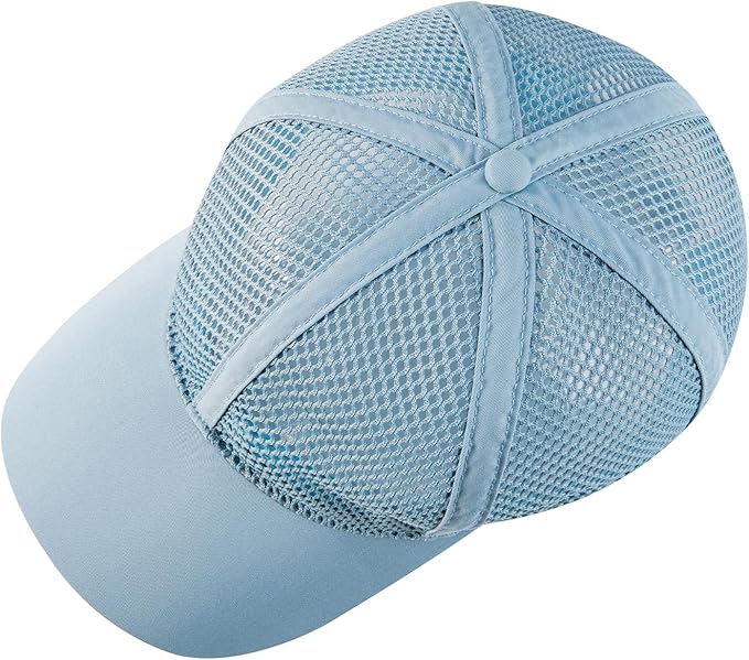VOBOOM Breathable Full Mesh Baseball Cap for Men, Women, Lightweight Trucker Hats Outdoor Sports Wear