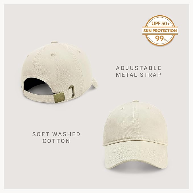 CHOK.LIDS Everyday Premium Dad Hat Unisex Cotton Baseball Cap for Men and Women Adjustable Lightweight Polo Style Curved Brim