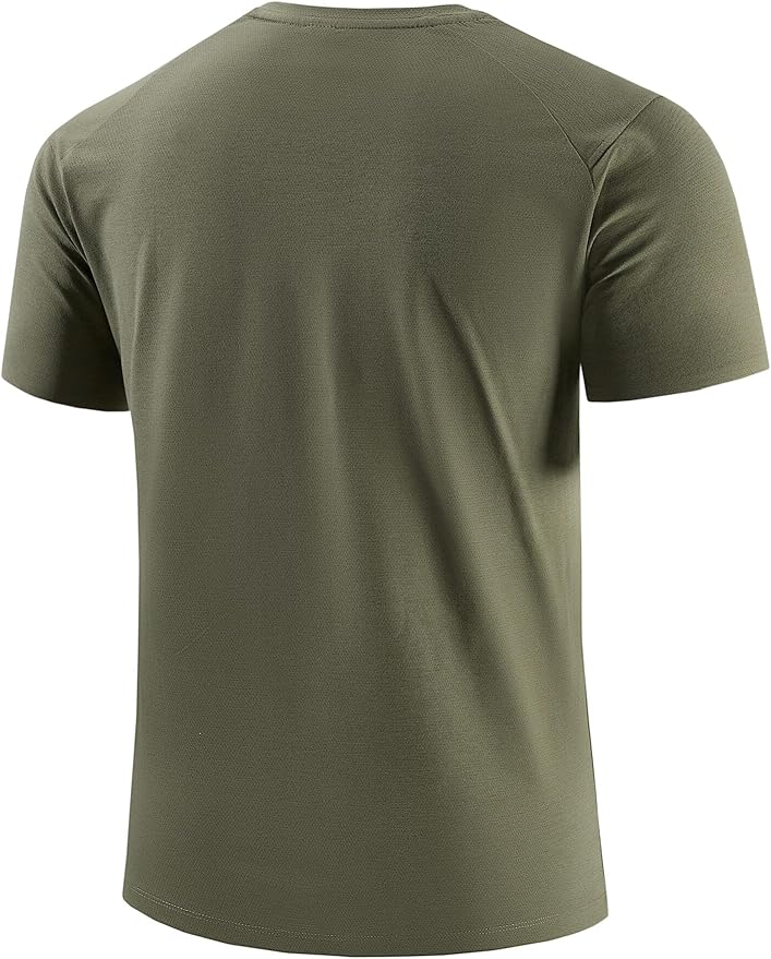 Moisture Wicking Quick Dry Soft Pickleball Workout Hiking Camping Running Shirts for Men Outdoor Sports