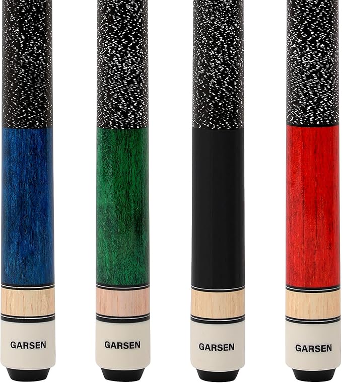 4 Pieces Pool Cue Stick 58 inch 18 oz 19 oz 20 oz 21 oz Billiard House Bar Pool Stick