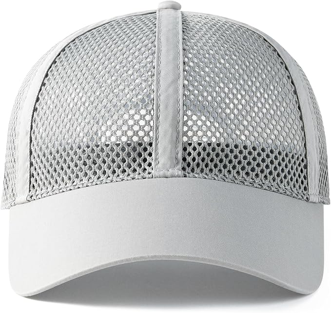 VOBOOM Breathable Full Mesh Baseball Cap for Men, Women, Lightweight Trucker Hats Outdoor Sports Wear