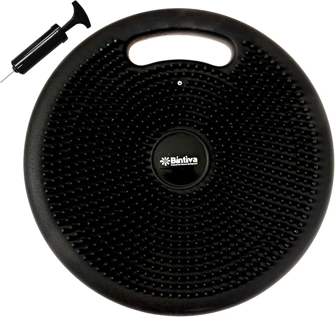 2 Pack Wobble Cushion Balance Disc - Wiggle Seat & Balance Pad for Exercise, Physical Therapy, Sensory Kids - Stability Disc, Dog Balance Disc