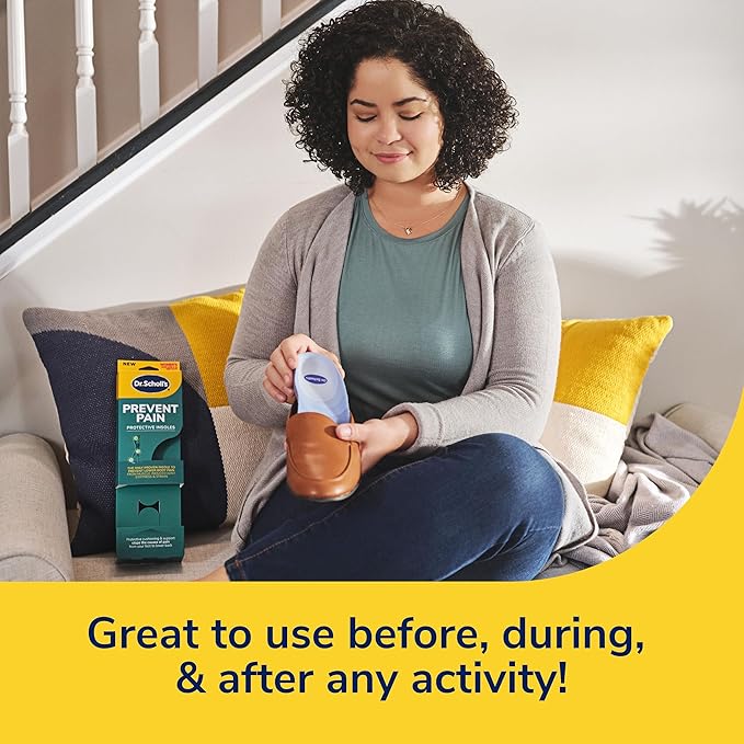 Dr. Scholl’s Prevent Pain Insoles for Women, Size 6-10, 1 Pair: The Only Proven Insole to Prevent Lower Body Pain - Arch Support Shoe Inserts for Women, Protect Against Lower Back, Knee and Foot Pain
