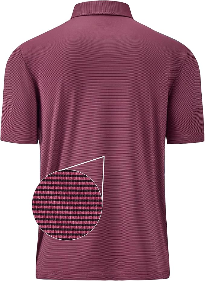Mens Polo Shirts Short Casual Solid Stylish Dry Fit Performance Designed Collared Golf Polo Shirts for Men