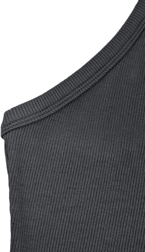 iGENJUN Workout Tops for Women Racerback Basic Tank Summer 2025 Camisole V Neck Slim Fit Ribbed Sleeveless