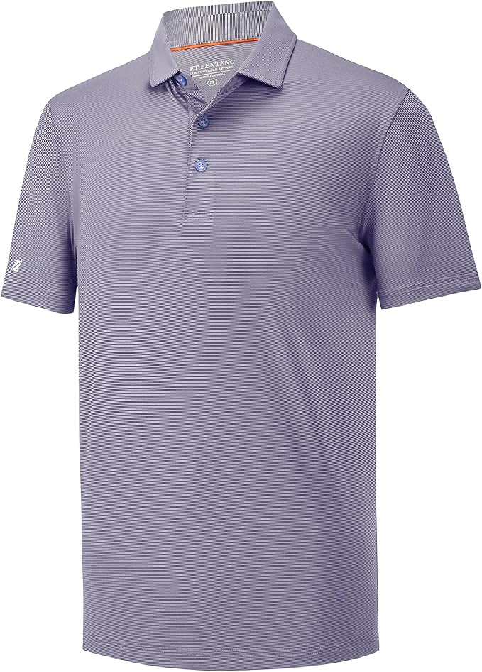 Mens Polo Shirts Short Casual Solid Stylish Dry Fit Performance Designed Collared Golf Polo Shirts for Men