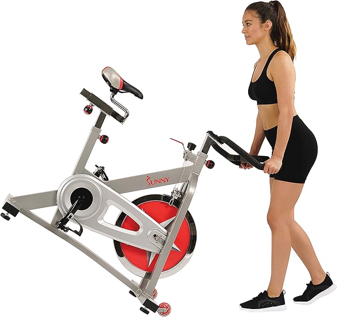 Sunny Health & Fitness ACTIVE Series Smart Exercise Bike with SunnyFit App Connection