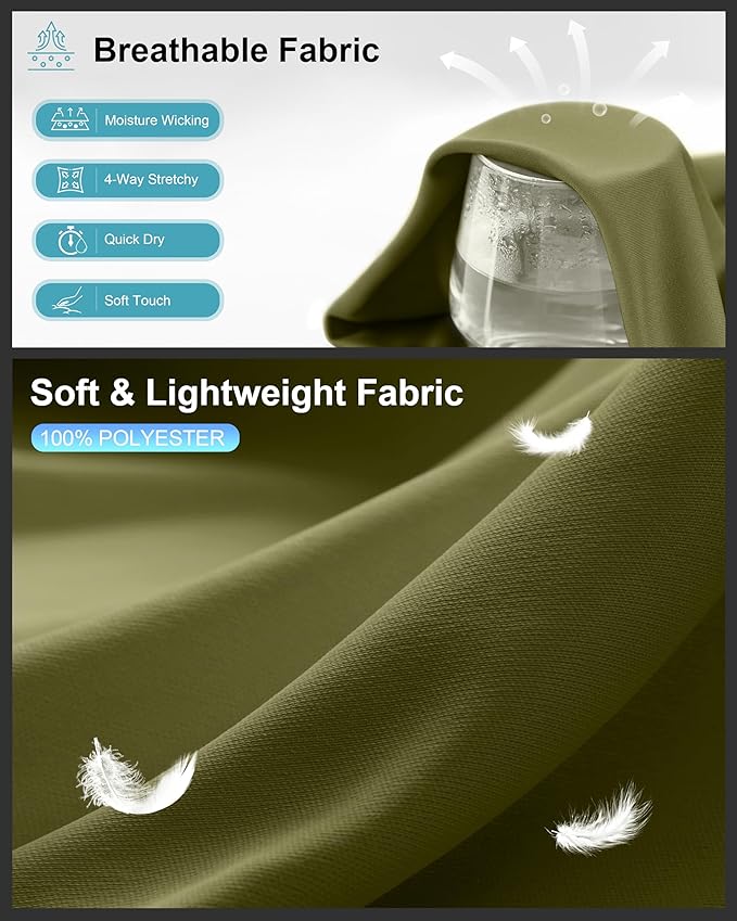 G Gradual Men's Workout Shirts Quick Dry Athletic Running T-Shirts Lightweight Moisture Wicking Short Sleeve Sports Gym Tops